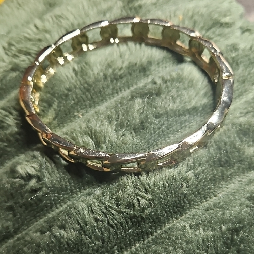 Gold-Tone Linked Bangle Bracelet - Women's Jewelry